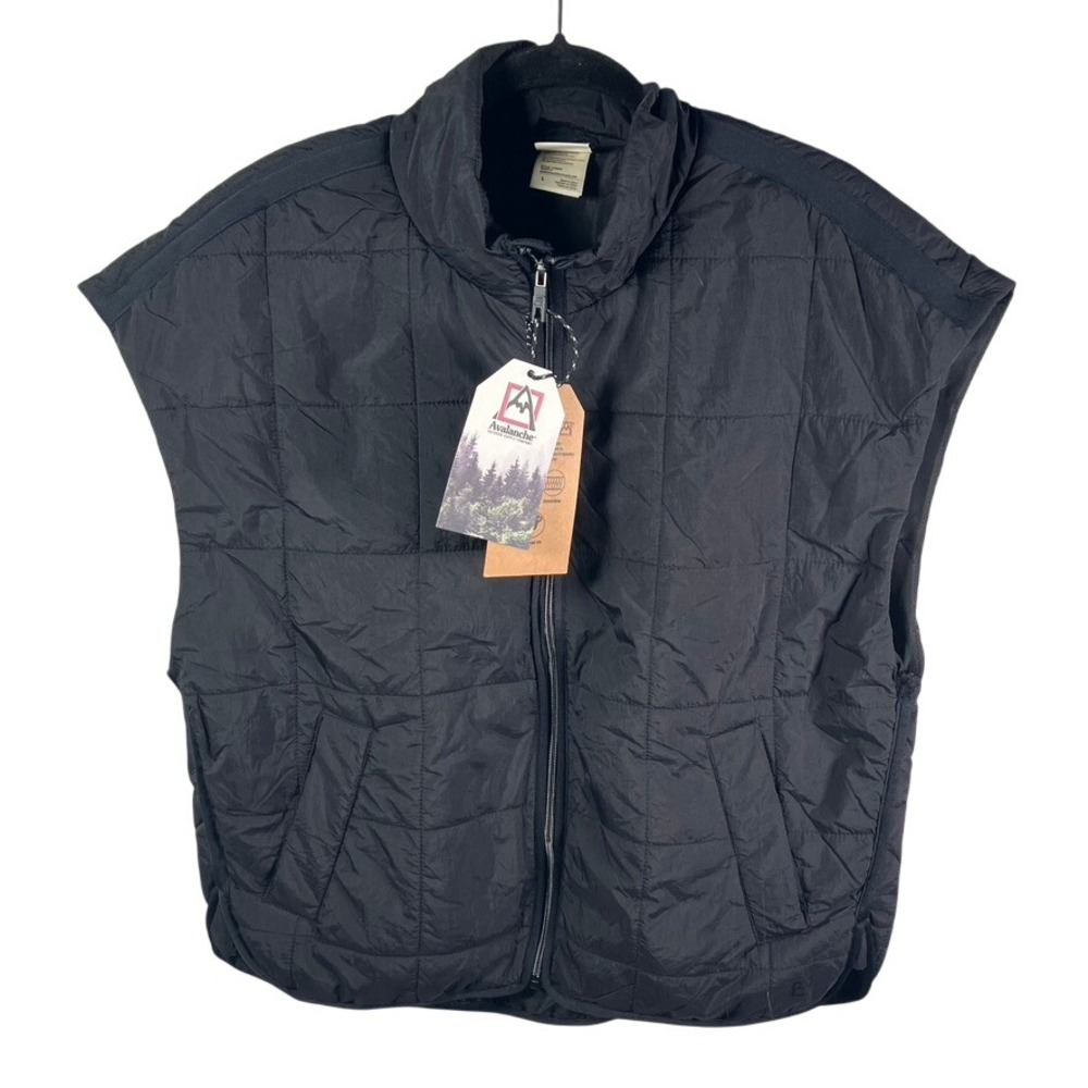 Avalanche Outdoor Supply Men's Quilted Insulated Vest Size L Black MSRP $98 New